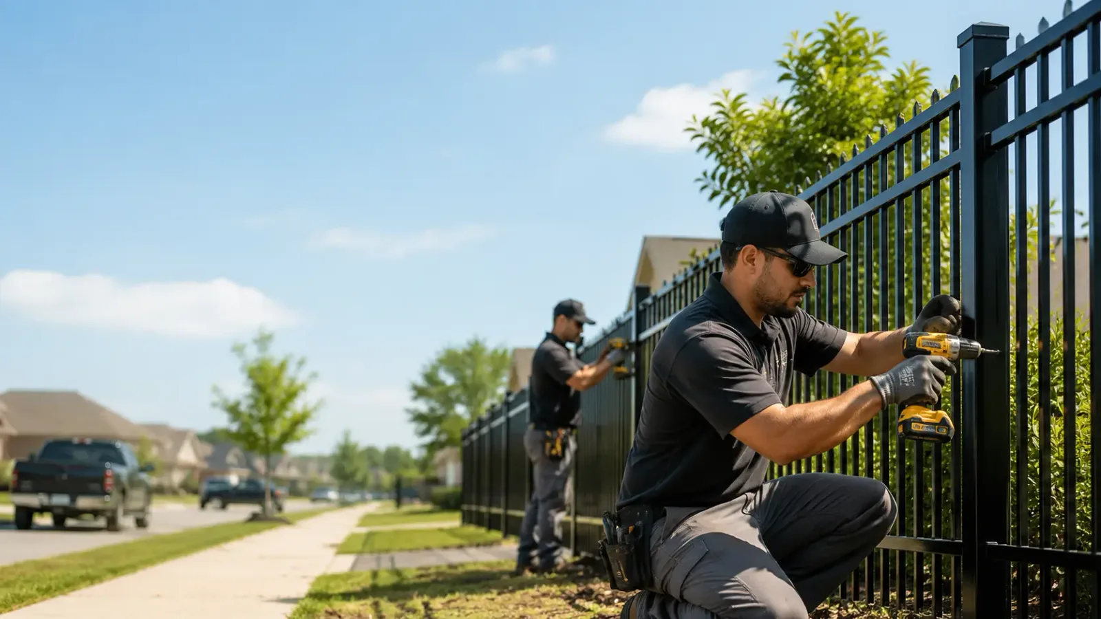 Metal Fence Installation in Amherst, VA